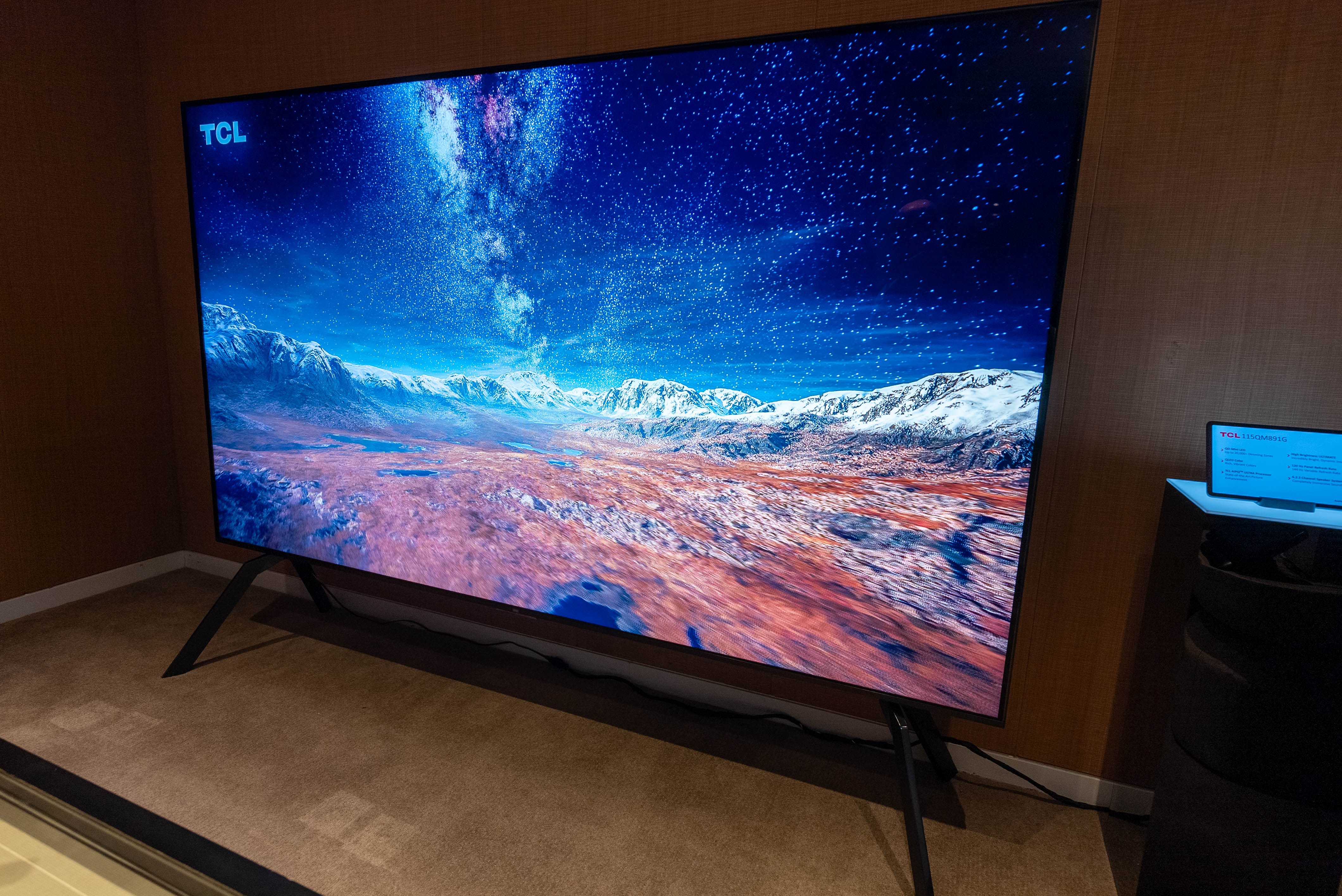 TCL's QLED TV is the biggest and brightest at CES 2024