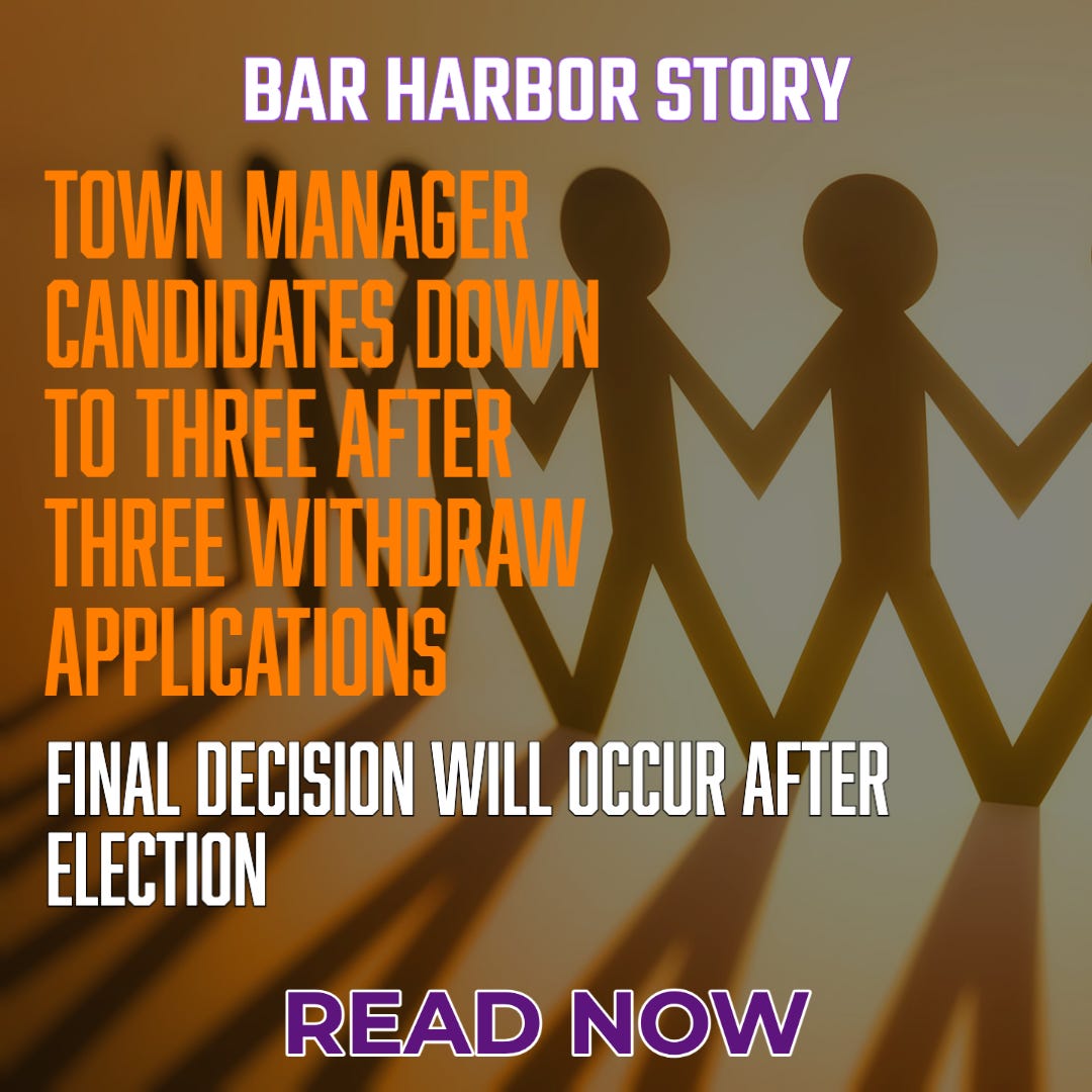Town Manager Search Down to Three After Three Withdraw Applications