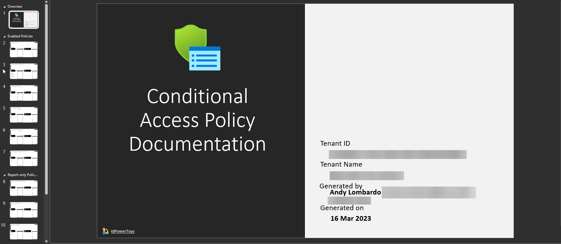 Document Conditional Access in a Click - by Andy Lombardo