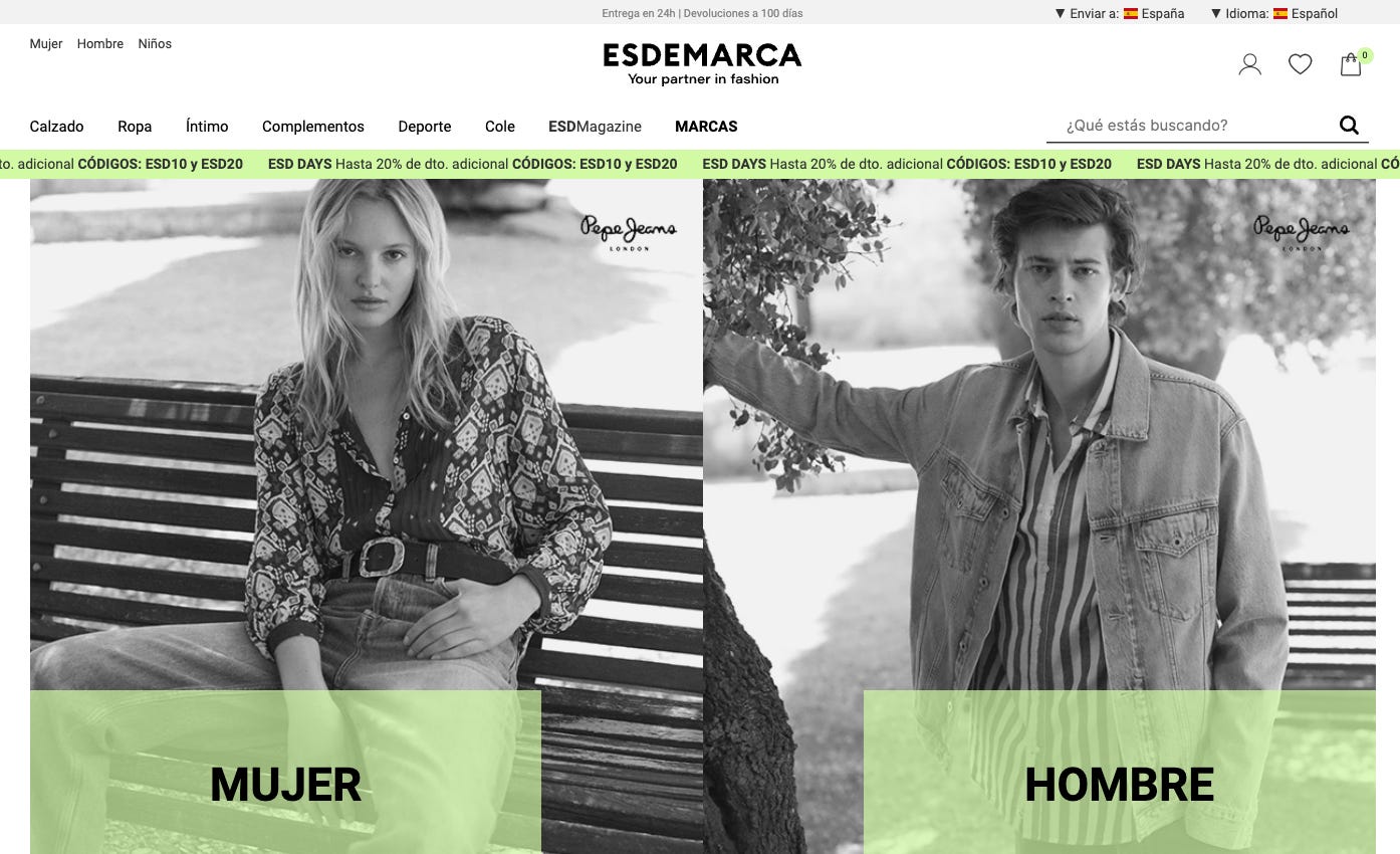 Esdemarca hombre ropa 2025