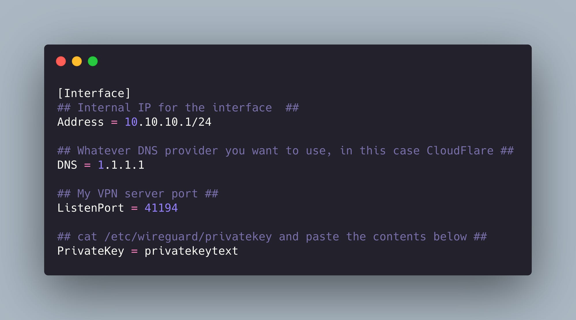 Wiregurad Code Setting up WireGuard - by Zach Silveira - zach.codes