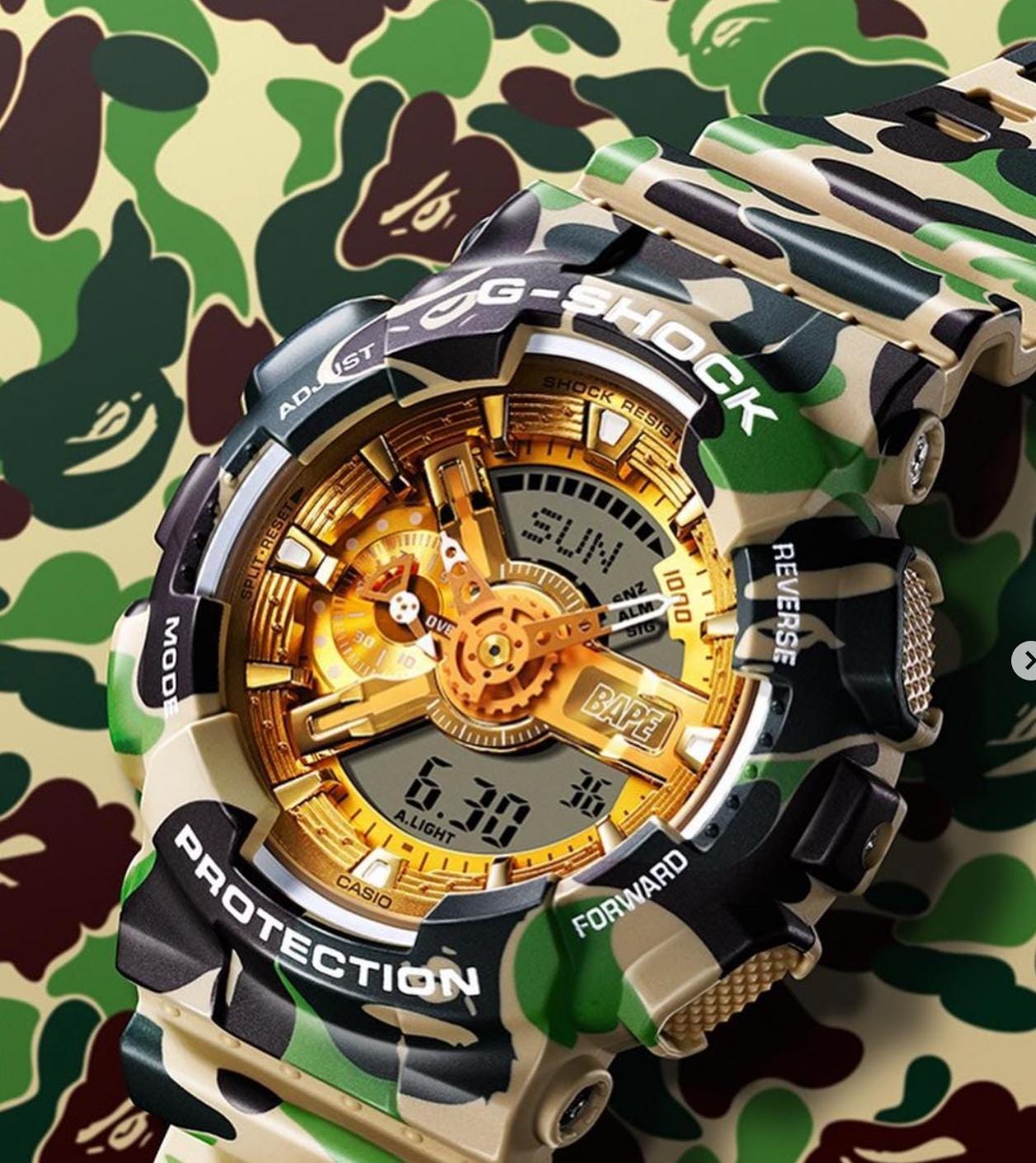 G shock 2025 x bape 2021