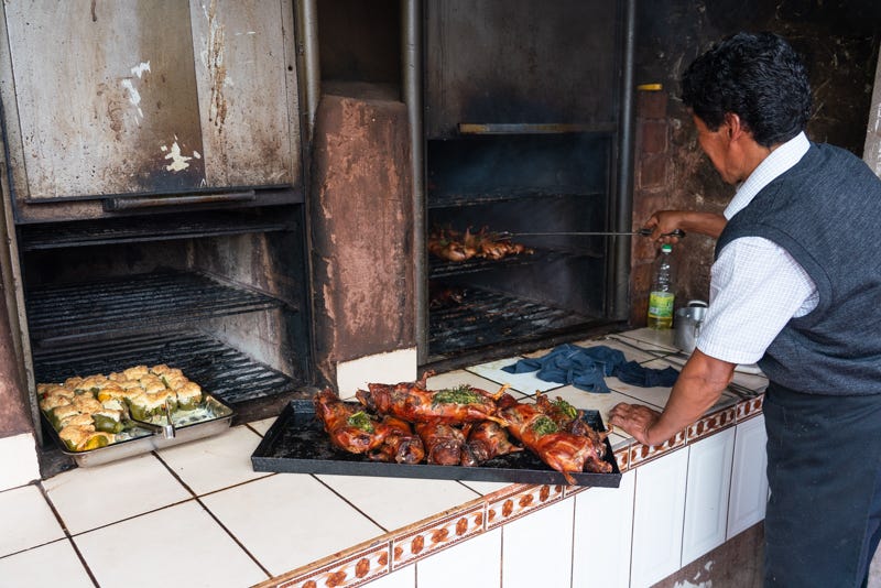 Grilled cuy sale