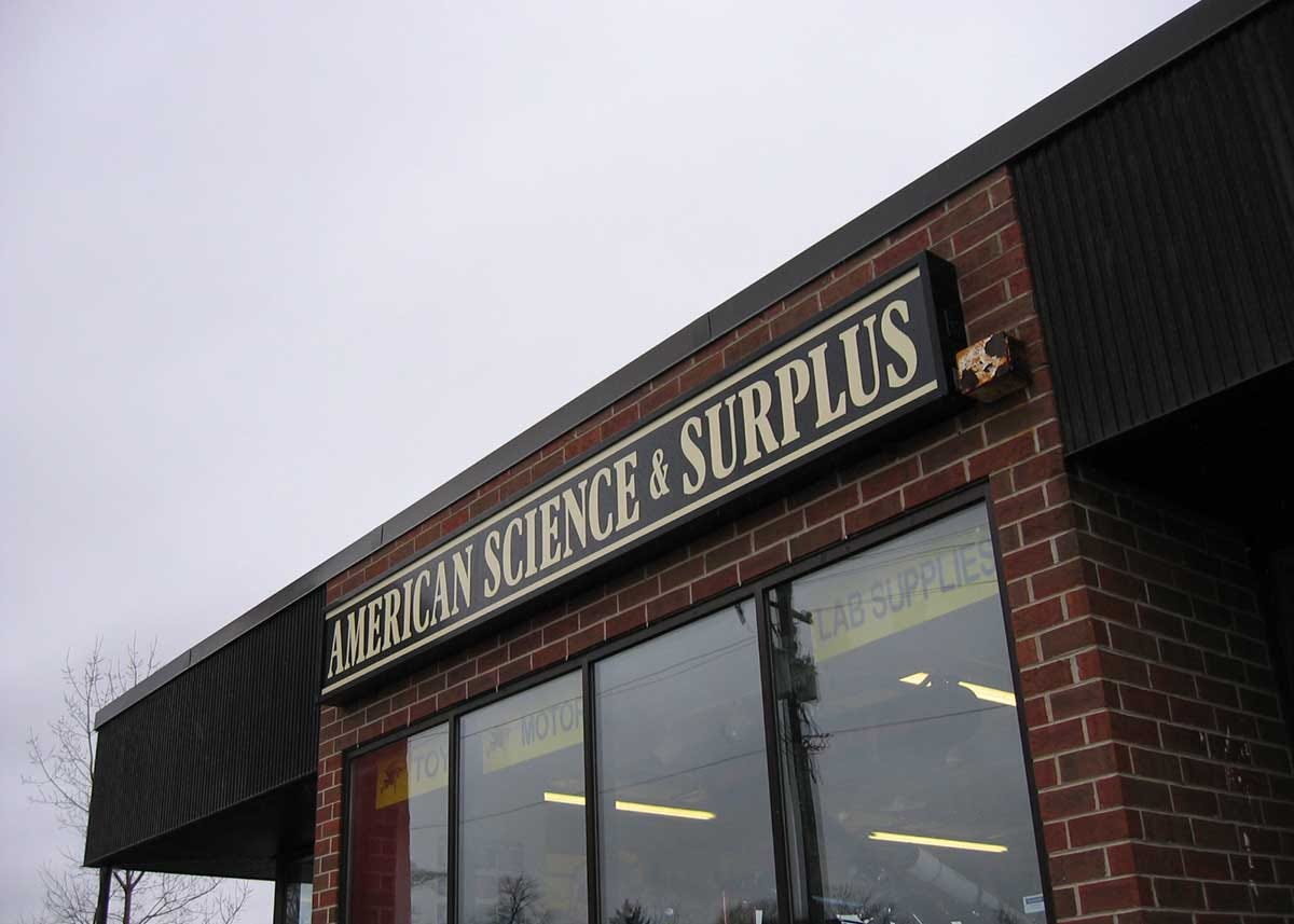 A Rainy Day Trip to American Science and Surplus