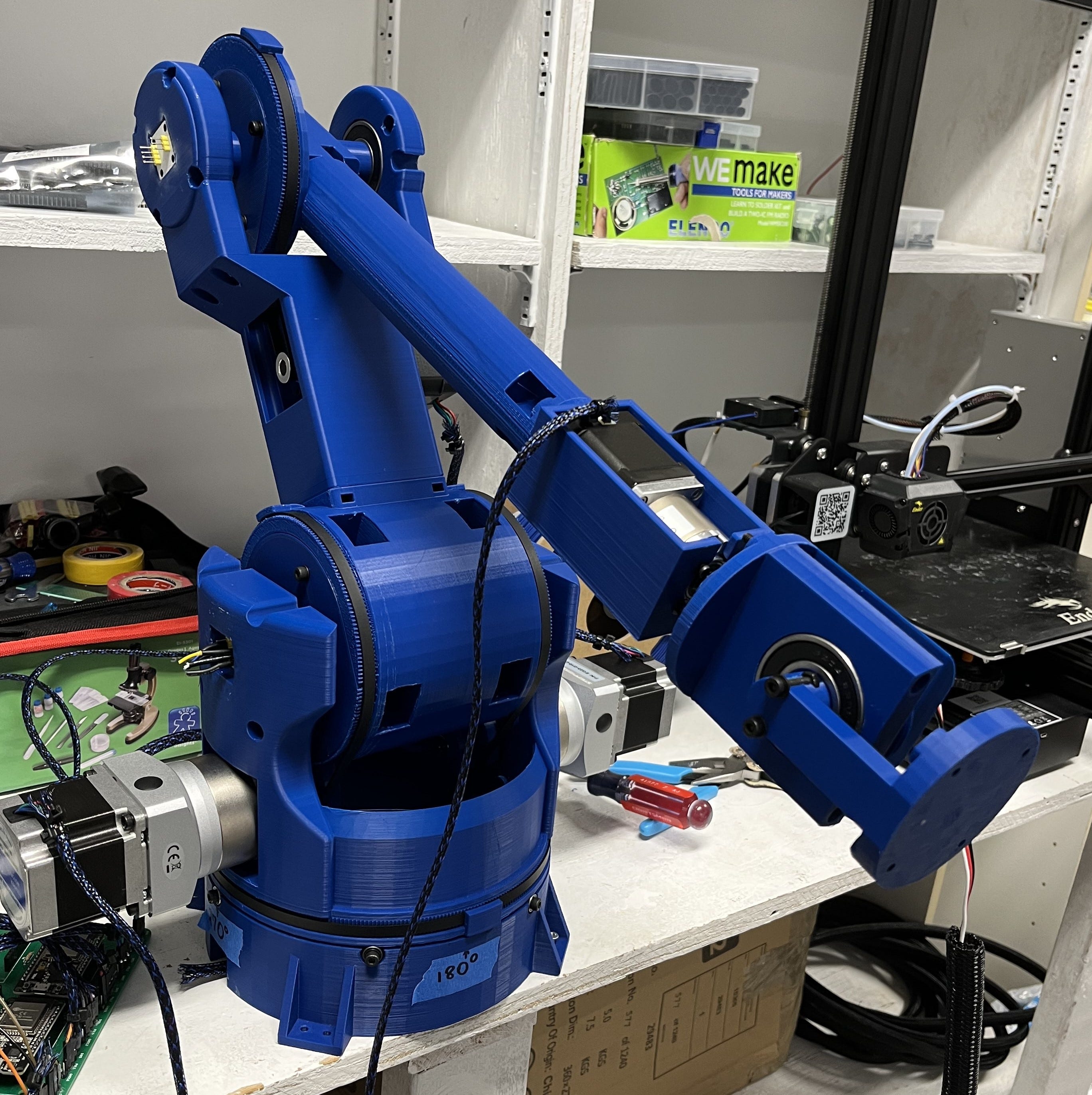 Build a 5-Axis, Industrial Grade Robotic Arm That Learns (How To)