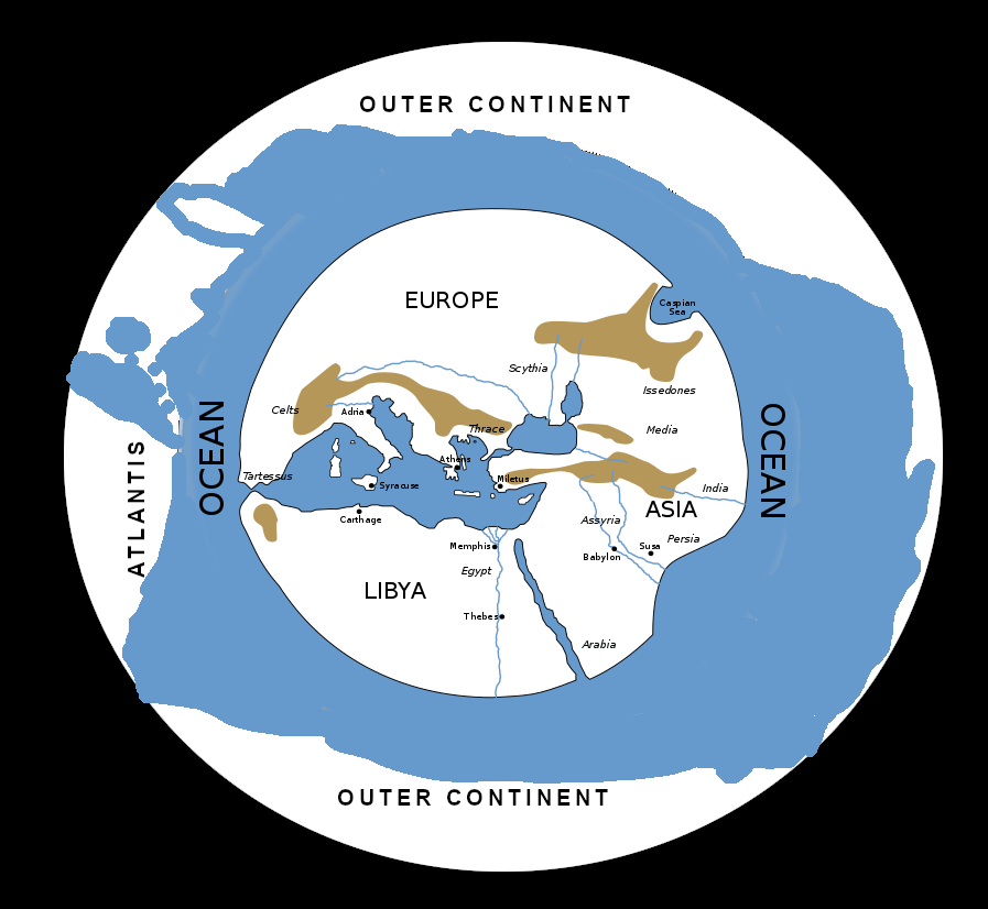 Ancient Atlantis Map