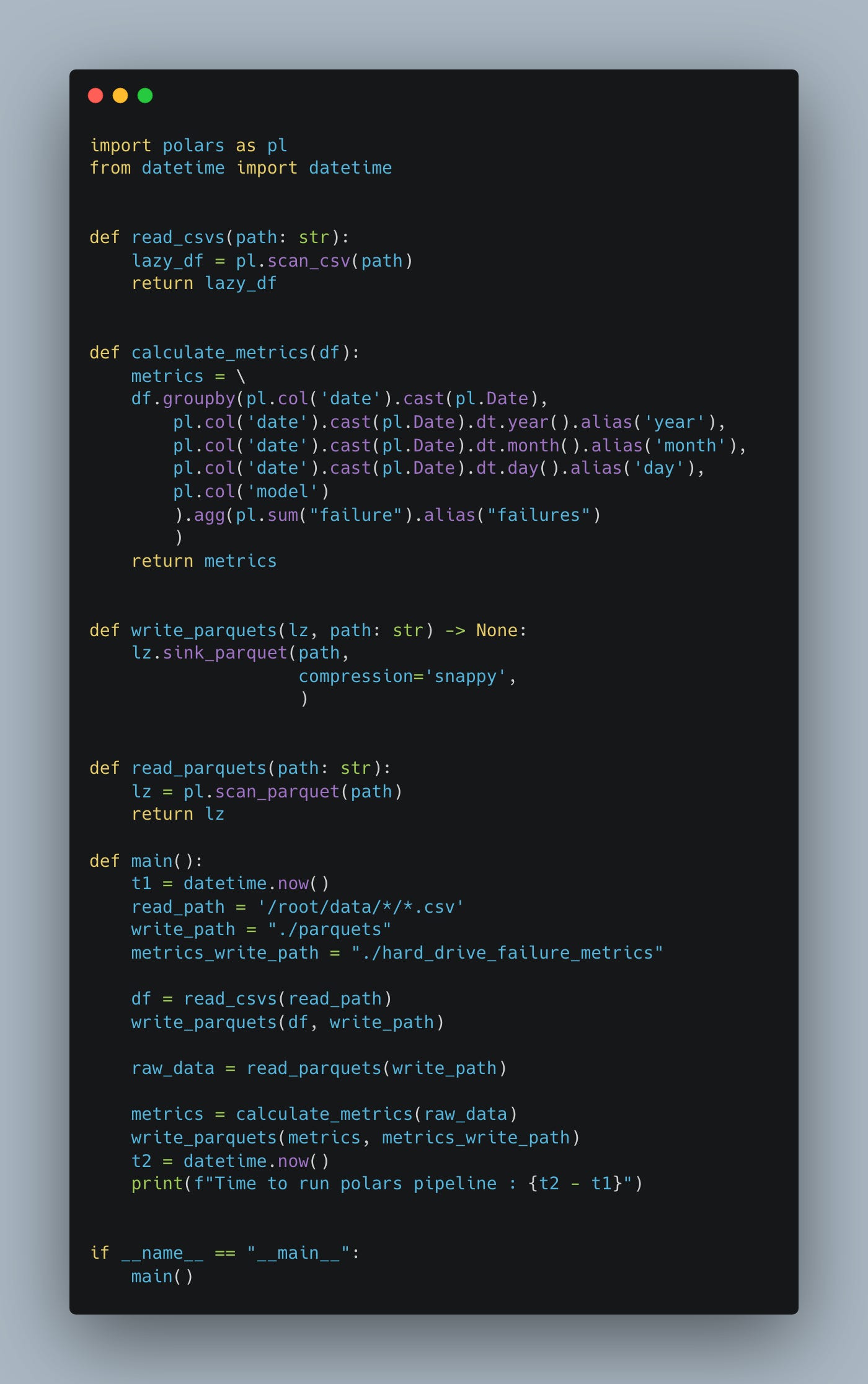Spark vs Polars. Real-life Test Case. - by Daniel Beach