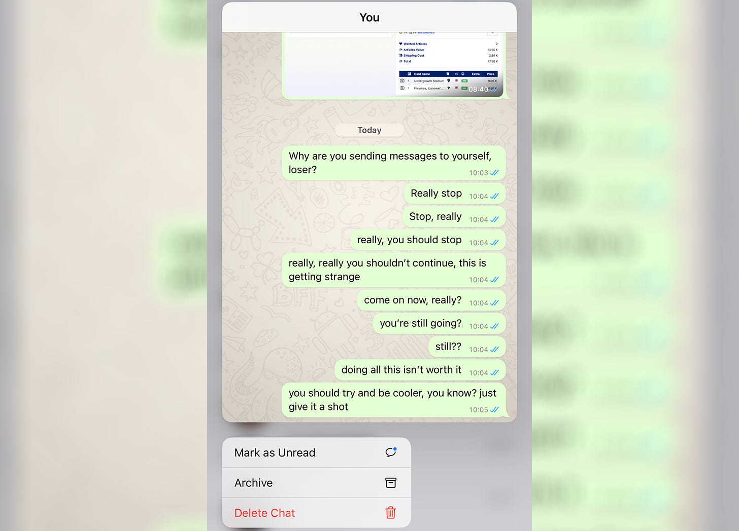 How to see unread WhatsApp messages by Callum Booth