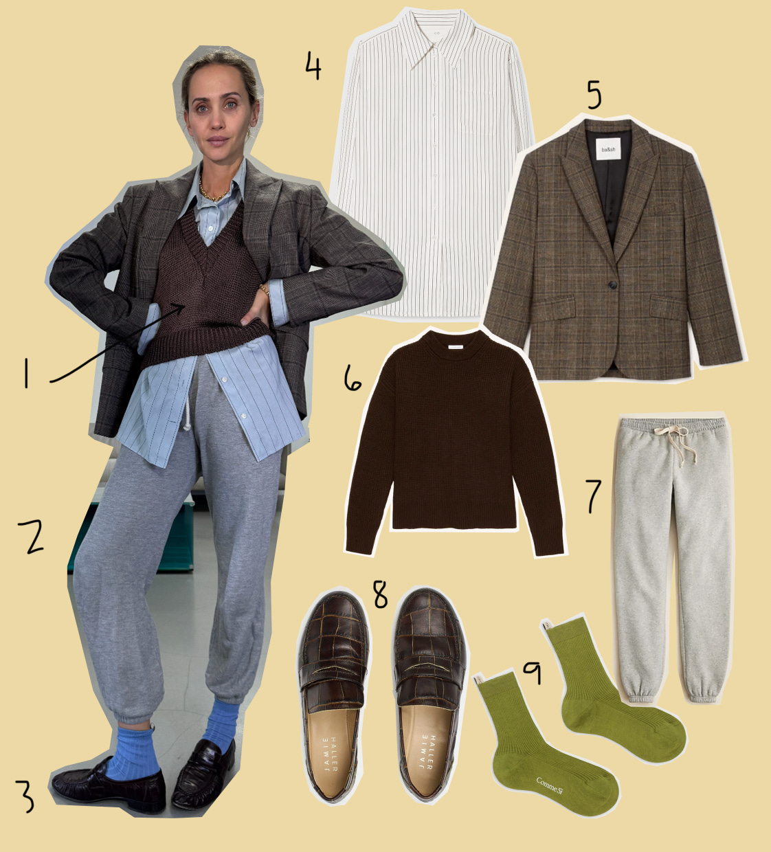 Sweatpants and dress shirt discount