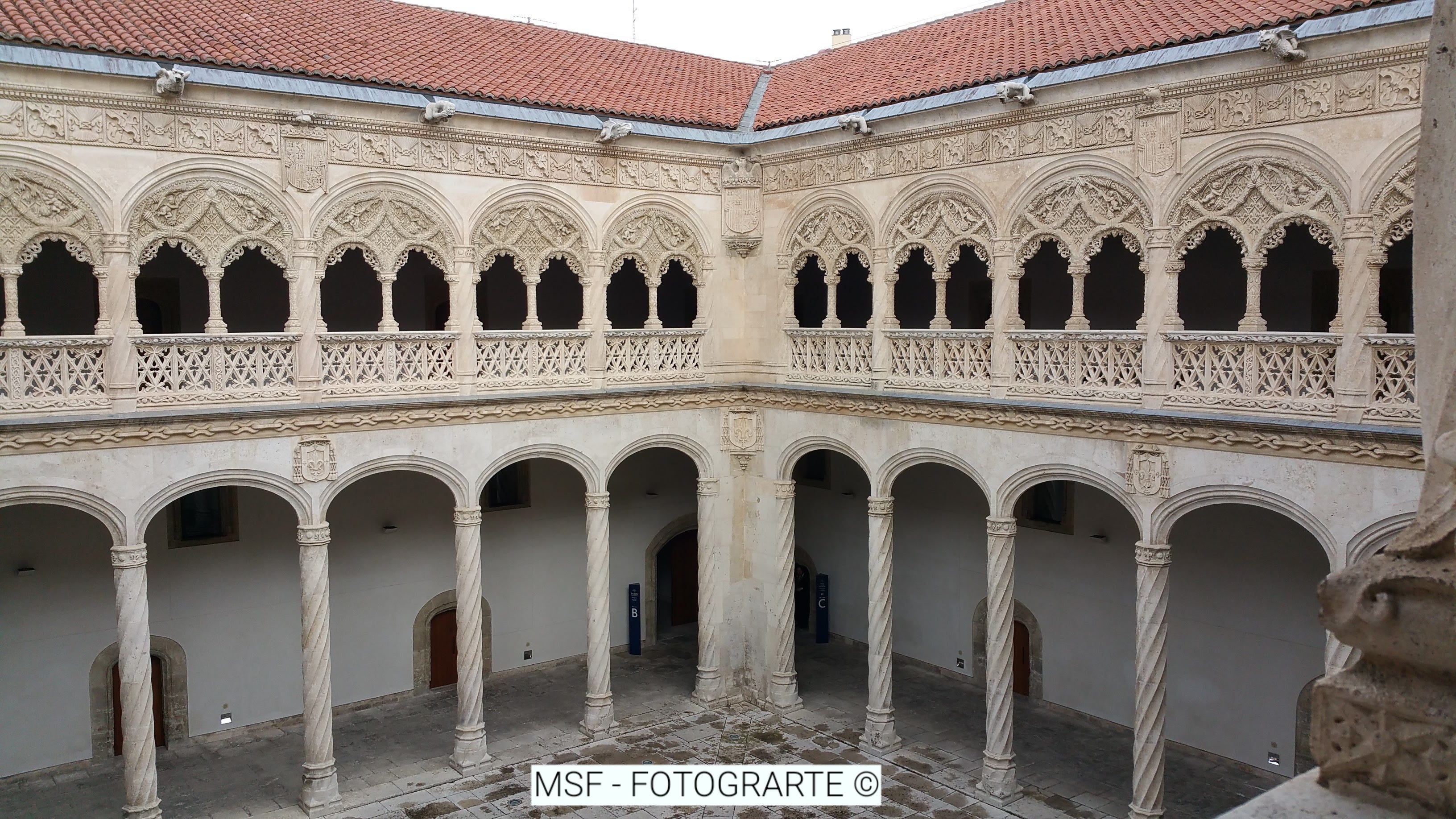 Patio del Colegio de San Gregorio (hoy Museo Nacional de Escultura