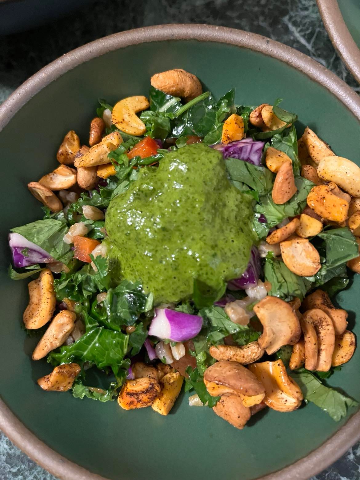 Veggie Annie's Skillet Kale Yeah Salad