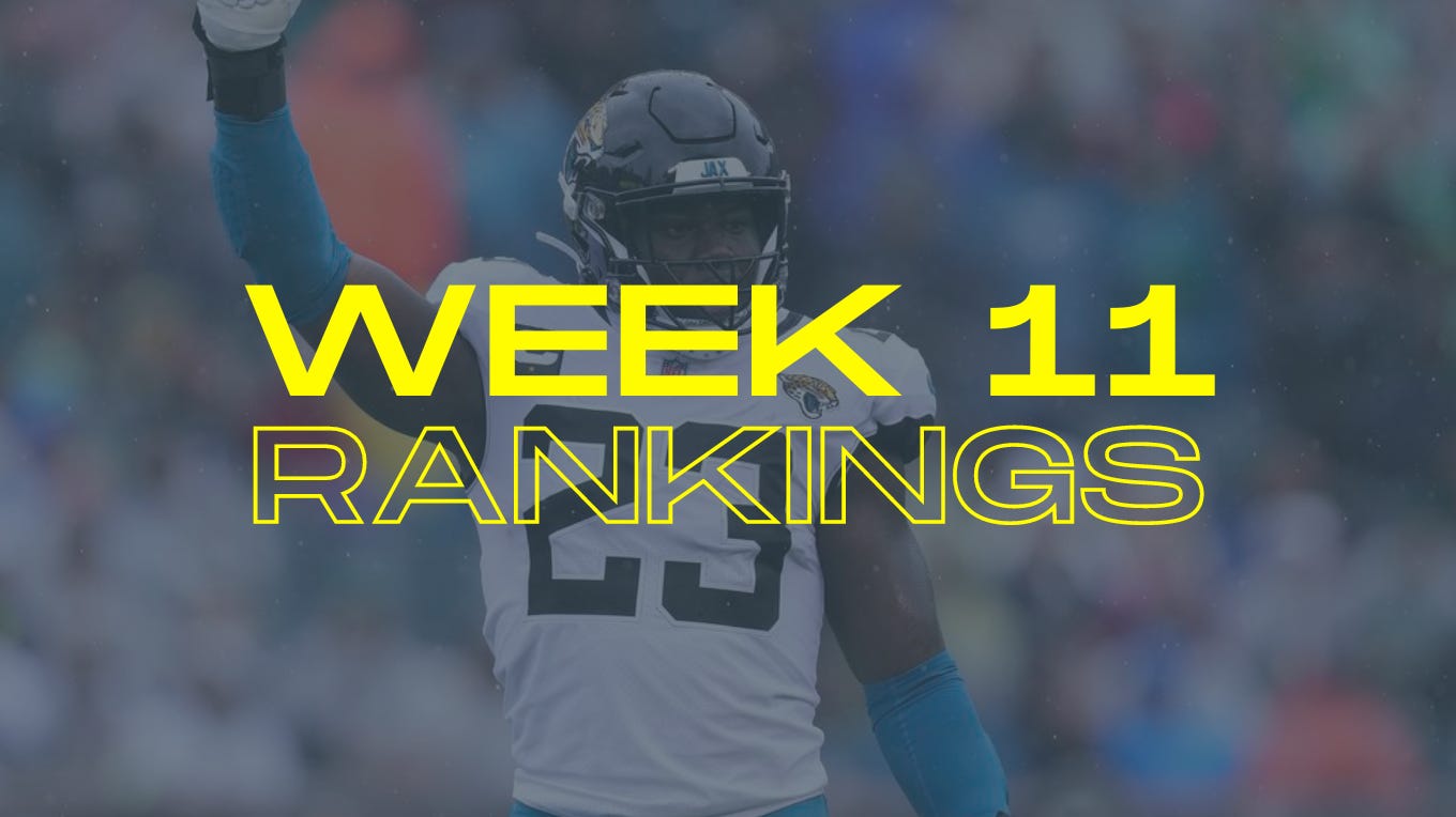 Week 11 IDP Rankings by Jase Abbey The IDP Show