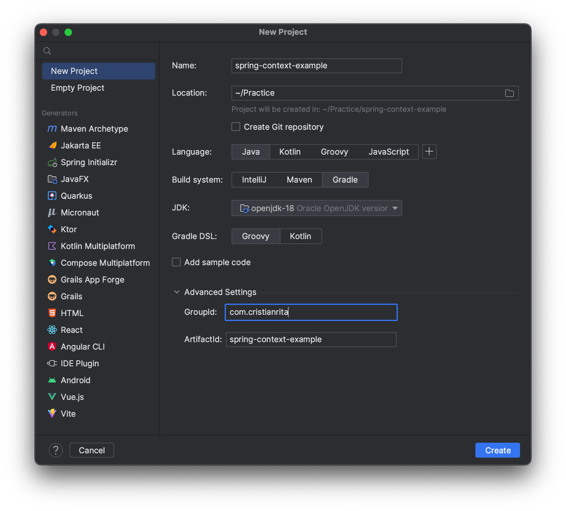 Spring context sales maven dependency