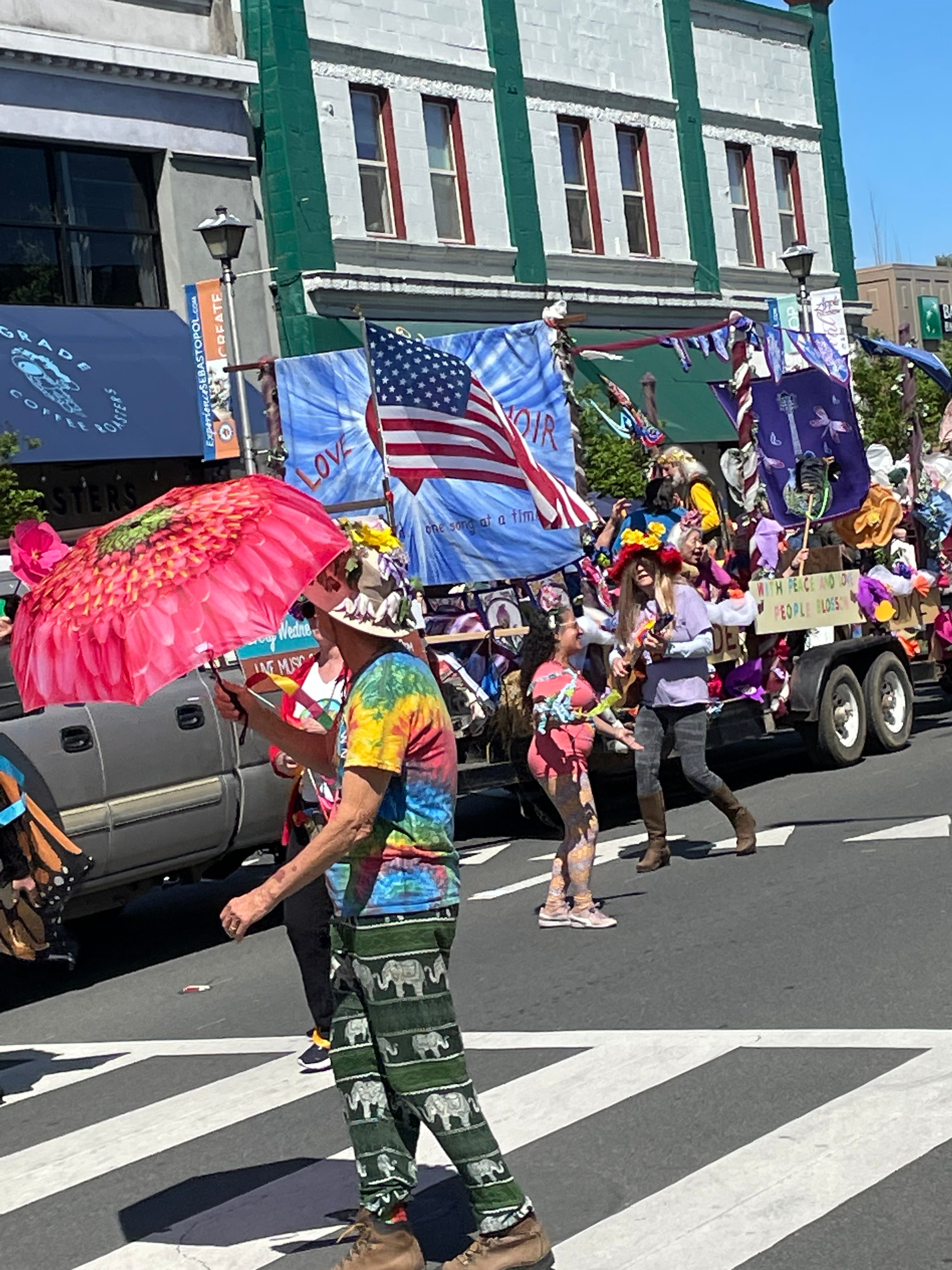 A beautiful day for the Apple Blossom Parade and Festival