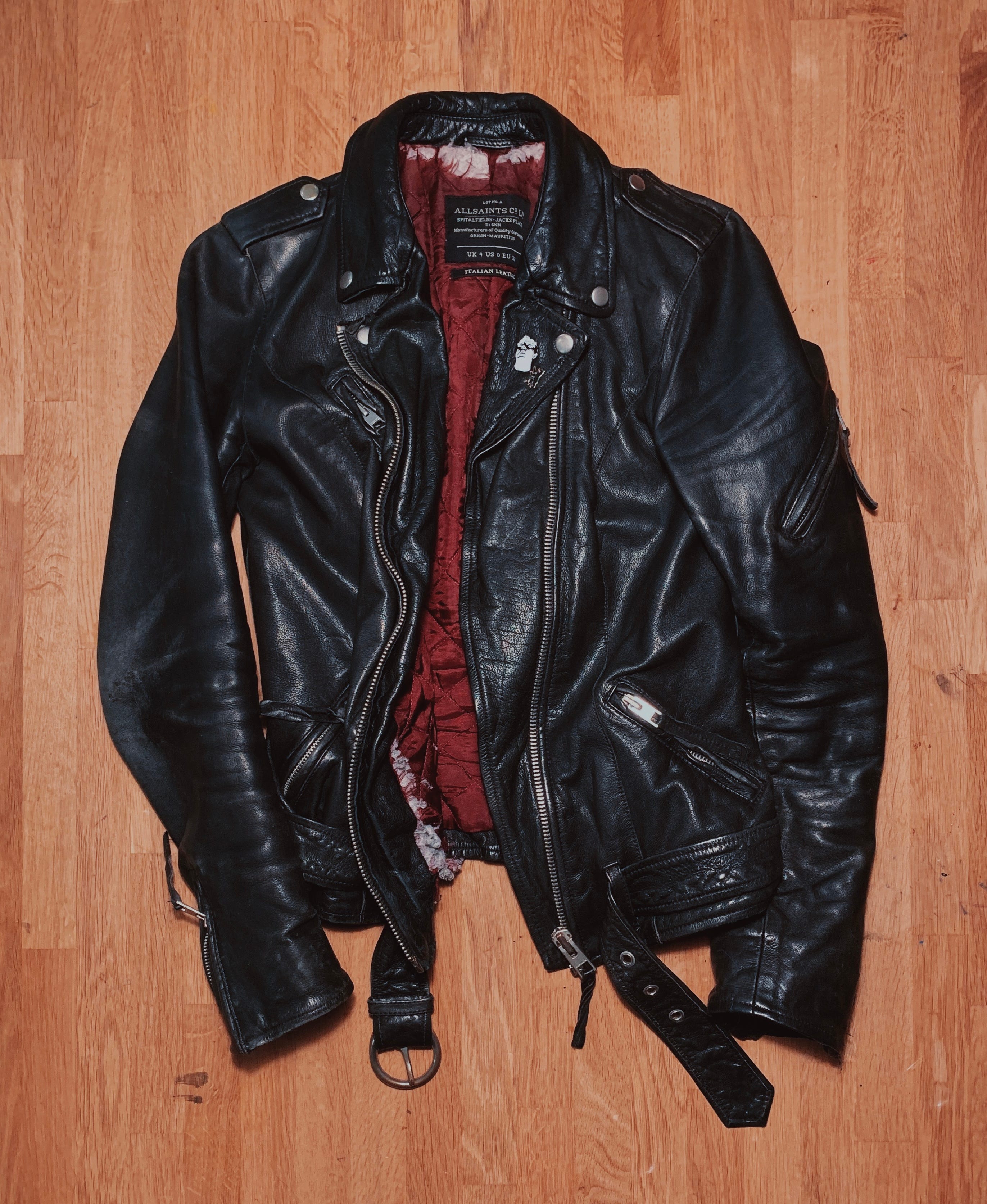 Autumn trails leather jacket hot sale