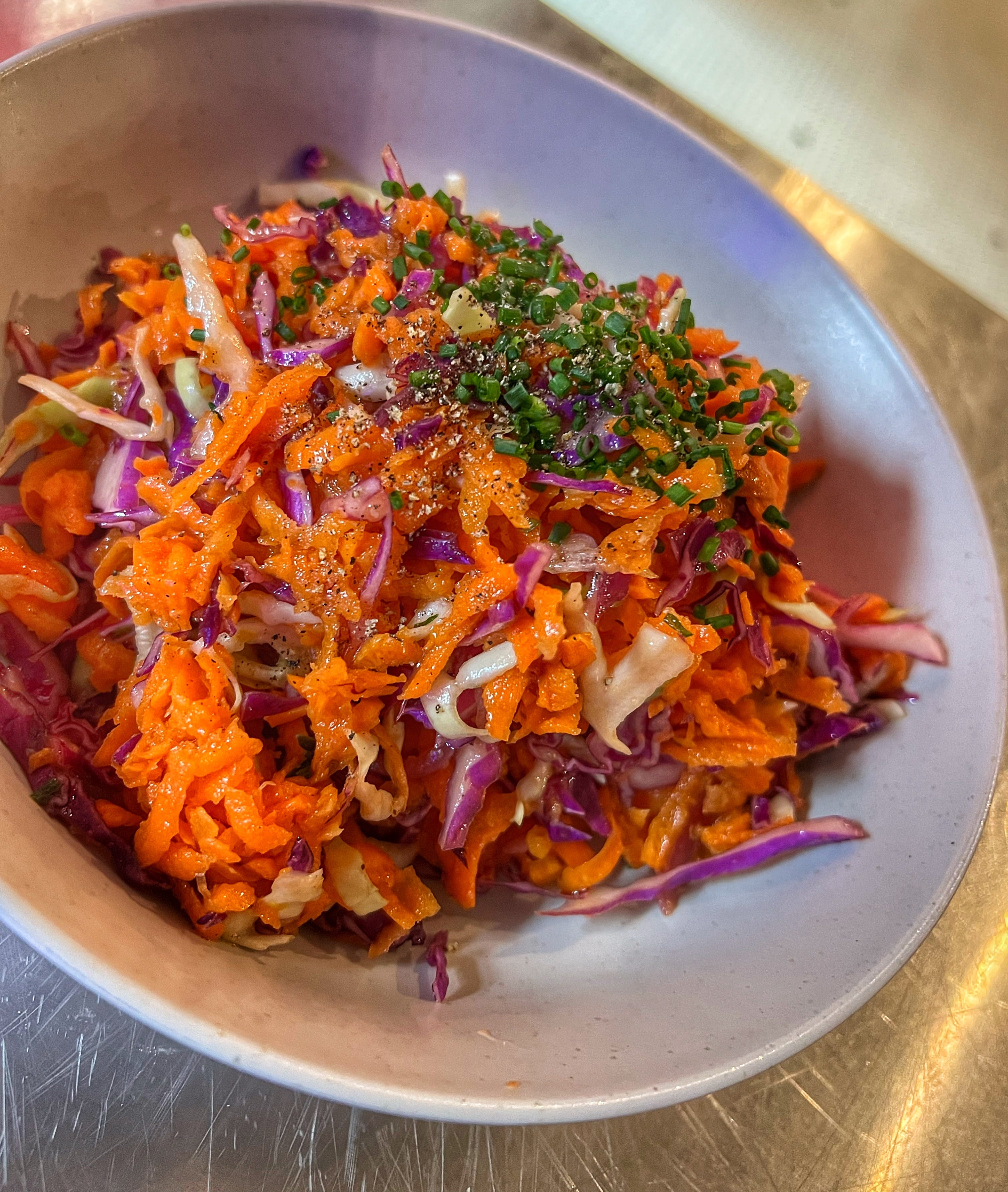 Sweet and Sour Carrot Slaw by andrew gruel