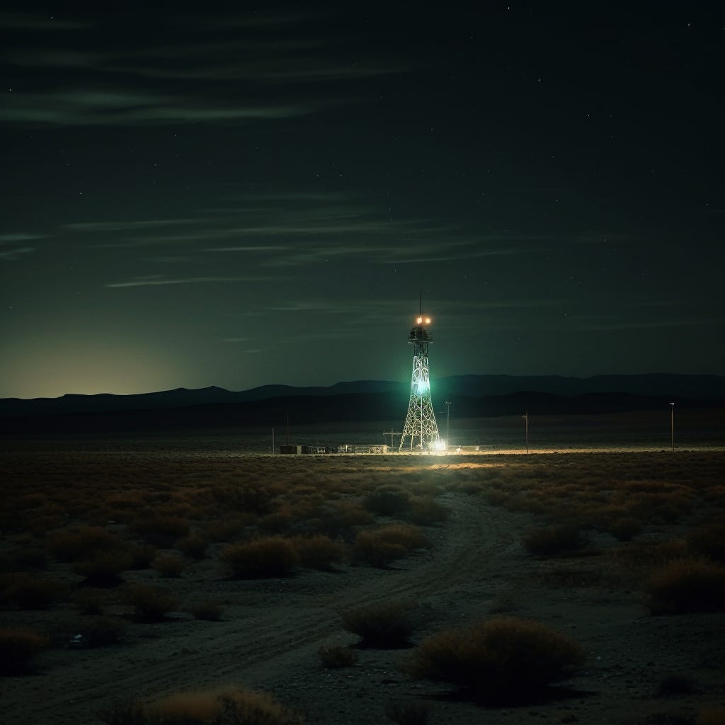 Midnight in the Desert by Justin Ling