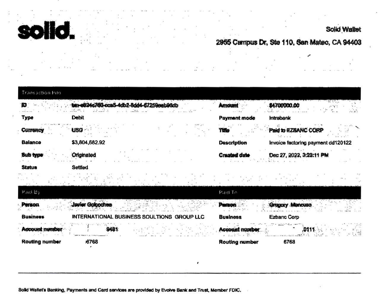 Solid Faked Revenue Numbers, Special Committee Appointed To Investigate