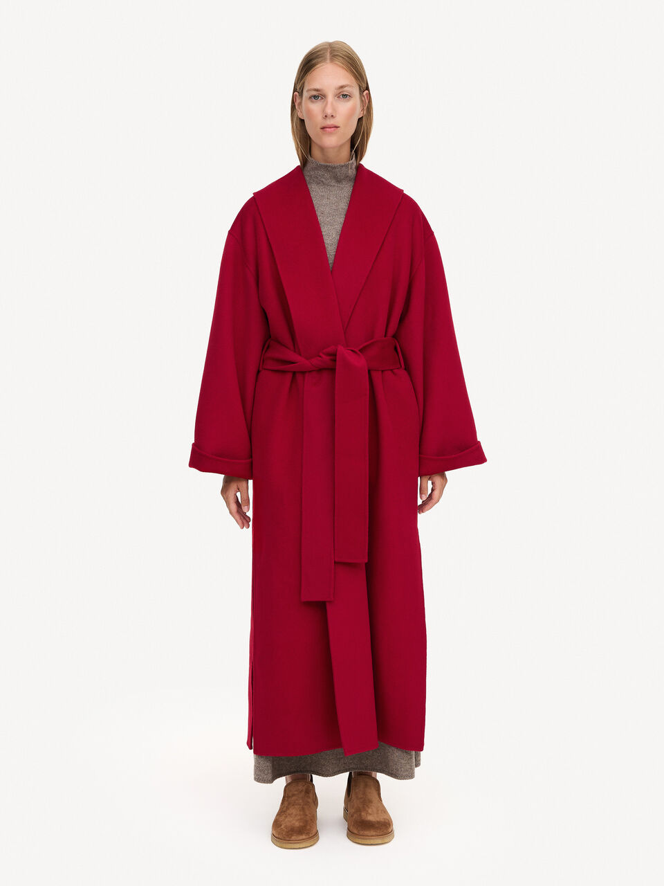 Jigsaw city wool top coat midnight green