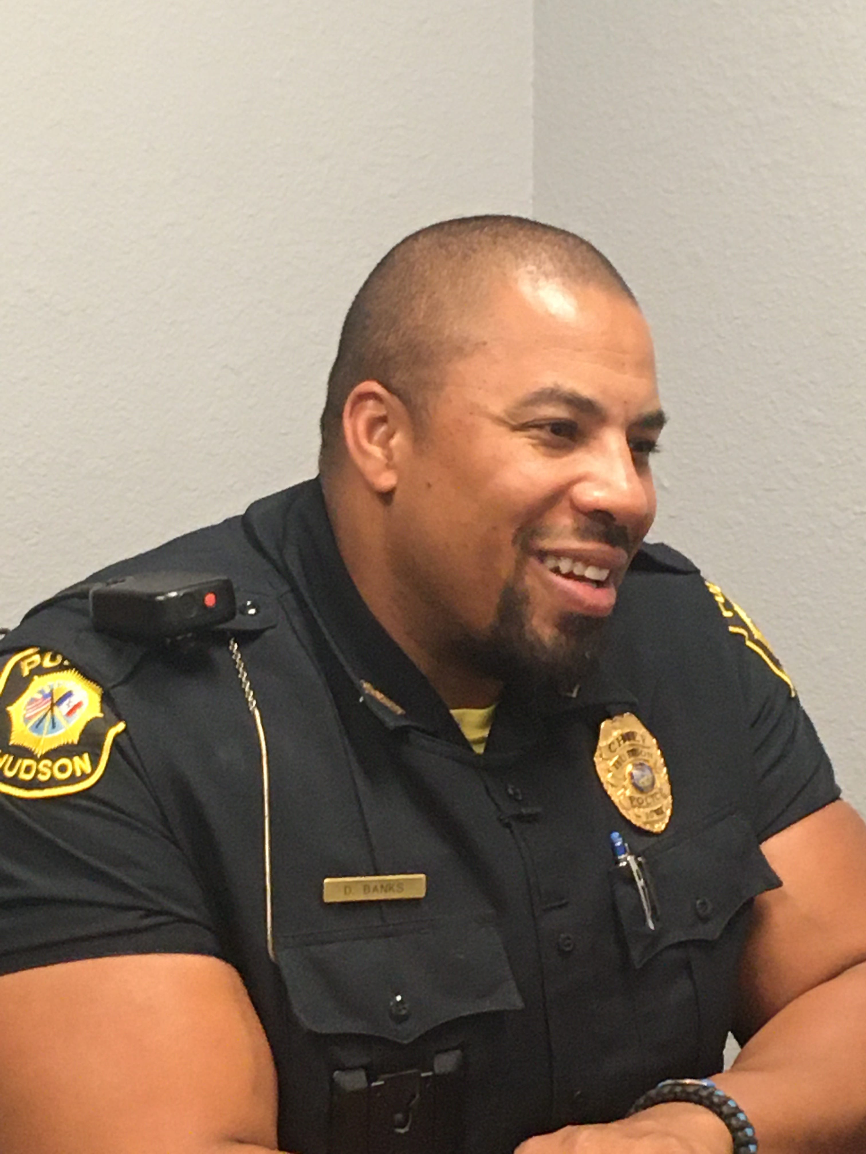 Hudson police chief loves his job by Pat Kinney