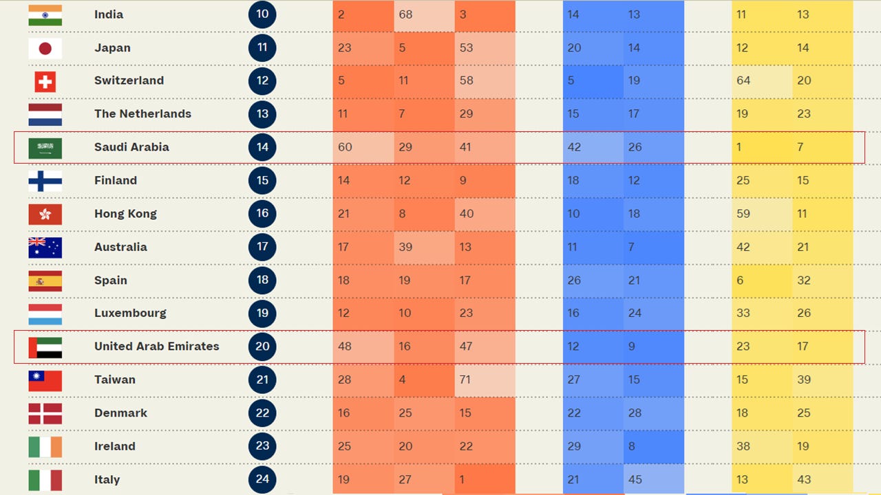 Saudi Arabia ranks 1st for government strategy in Global AI Index 2024