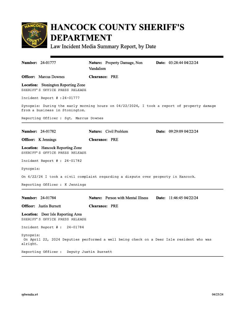 Hancock County Sheriff’s Arrest Man For Stabbing Domestic Partner