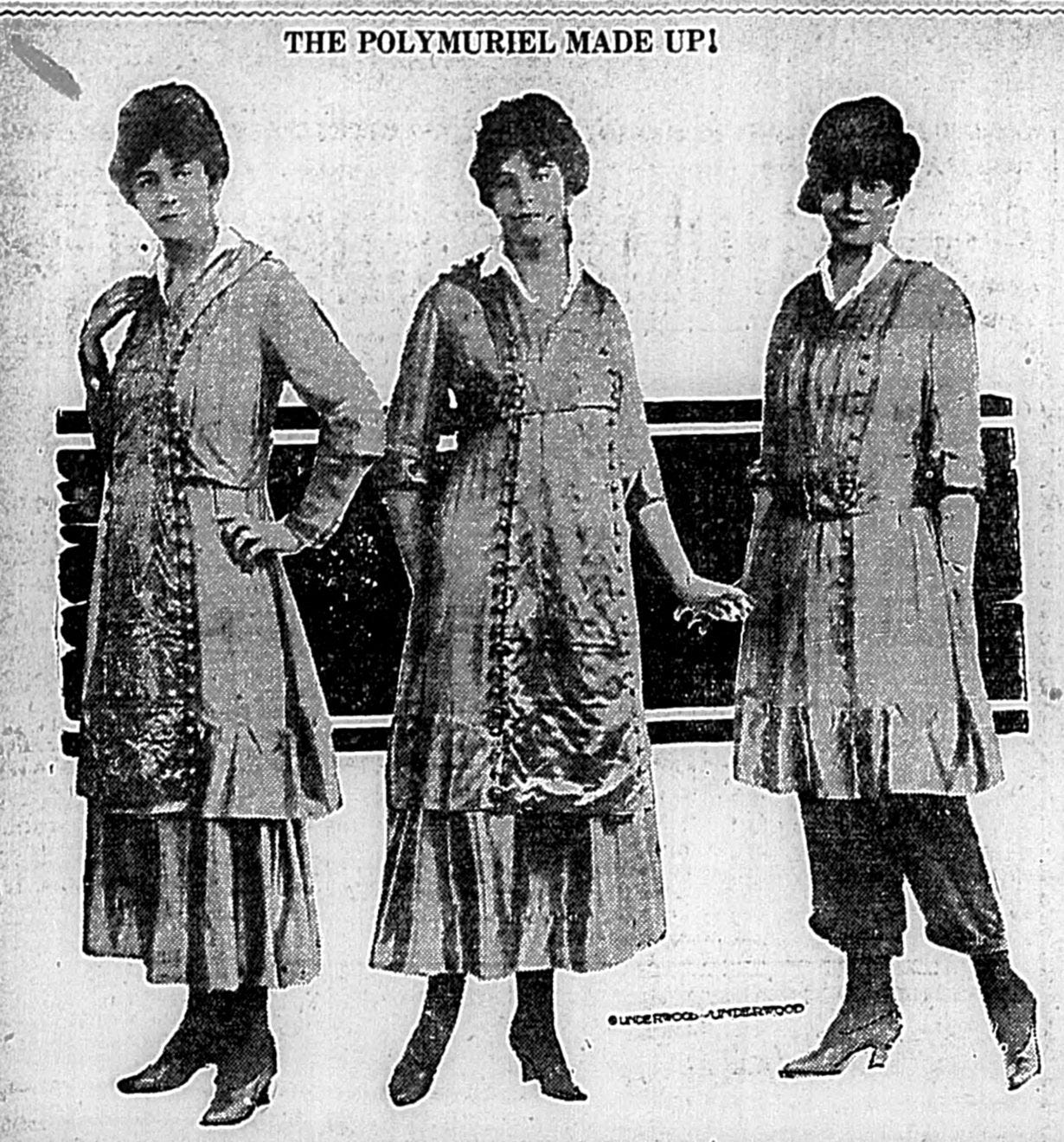 1920s working class outlet women's fashion