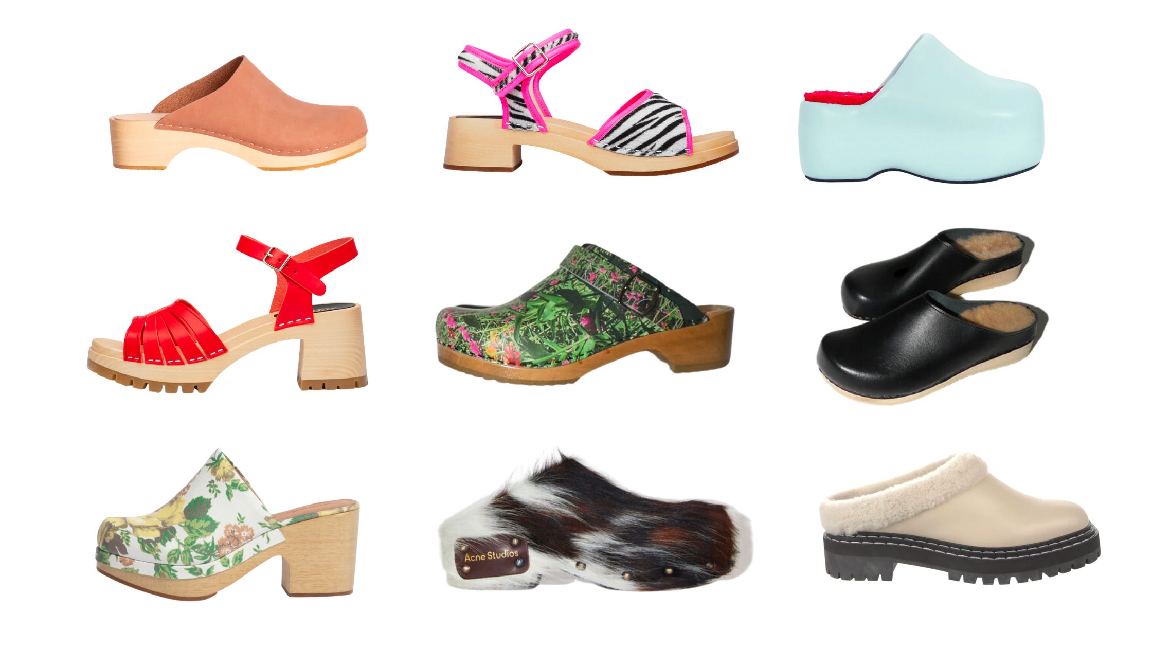 Fashion hotsell clogs 2018
