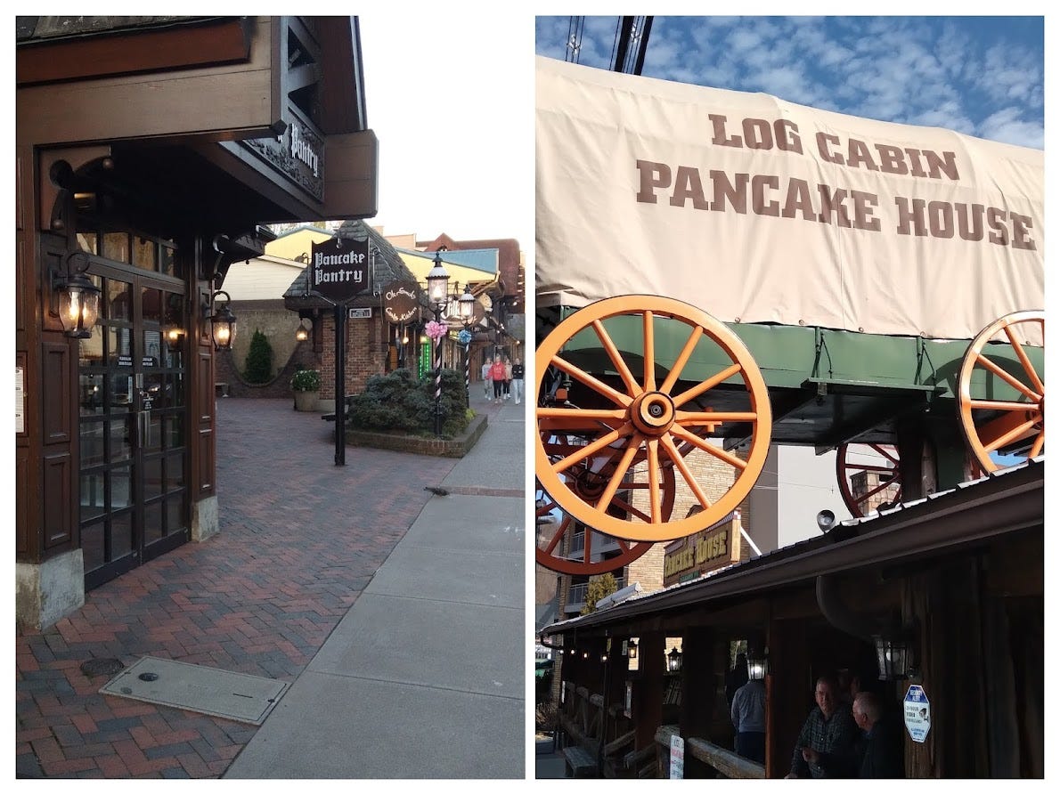 The Battle for Pancake House Supremacy in Gatlinburg Tourists Taking Sides