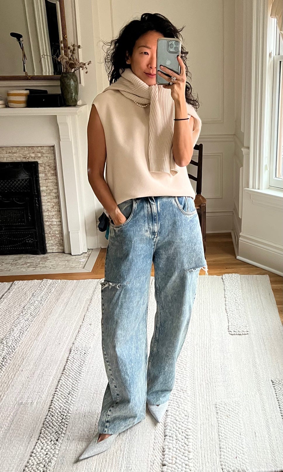 Balenciaga sales sparkle jeans