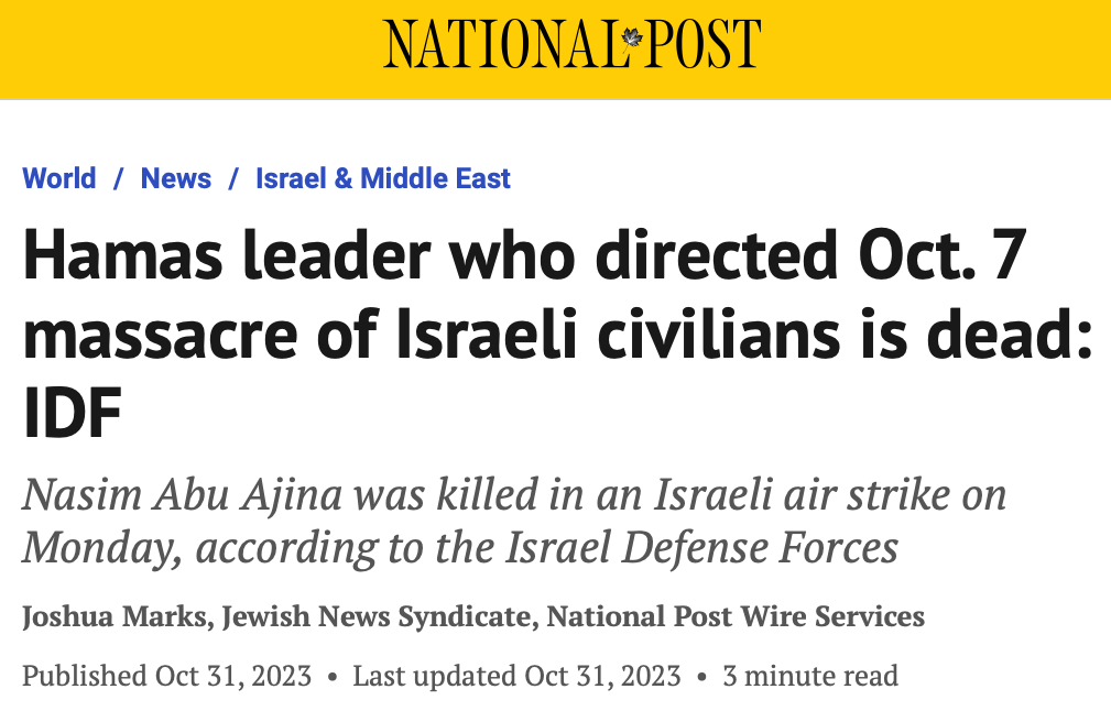 Postmedia masquerading pro-Israel 'advocacy polemics' as news