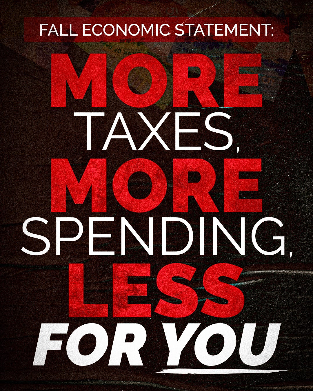 Fall Economic Statement: More Spending, More Waste, More Taxes, Less ...