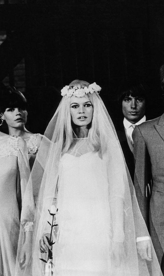 Bardot wedding on sale