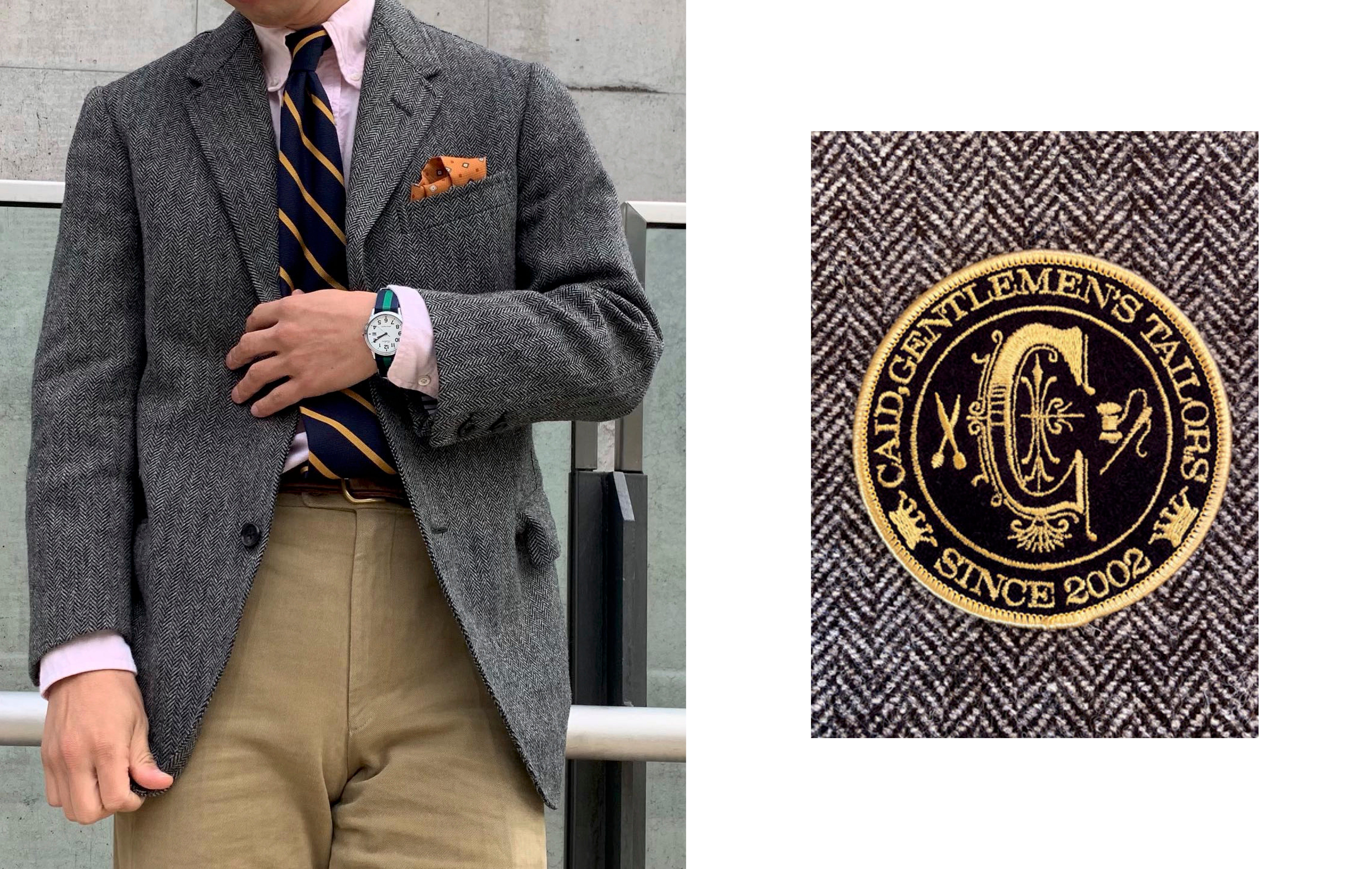 The Grey Herringbone Tweed Sport Coat