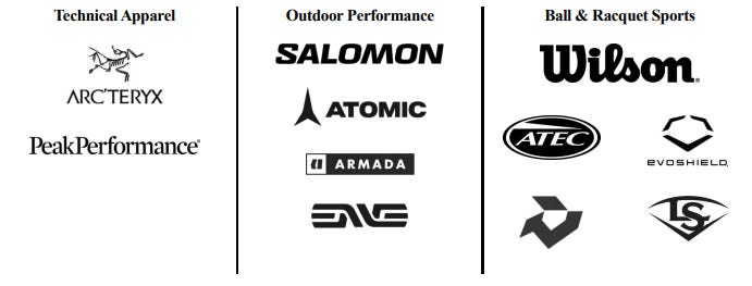 Sports apparel brands on sale