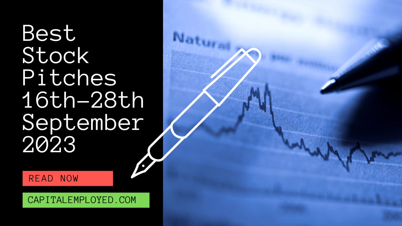 17 Top Stocks Pitches (16th28th Sep) 📈