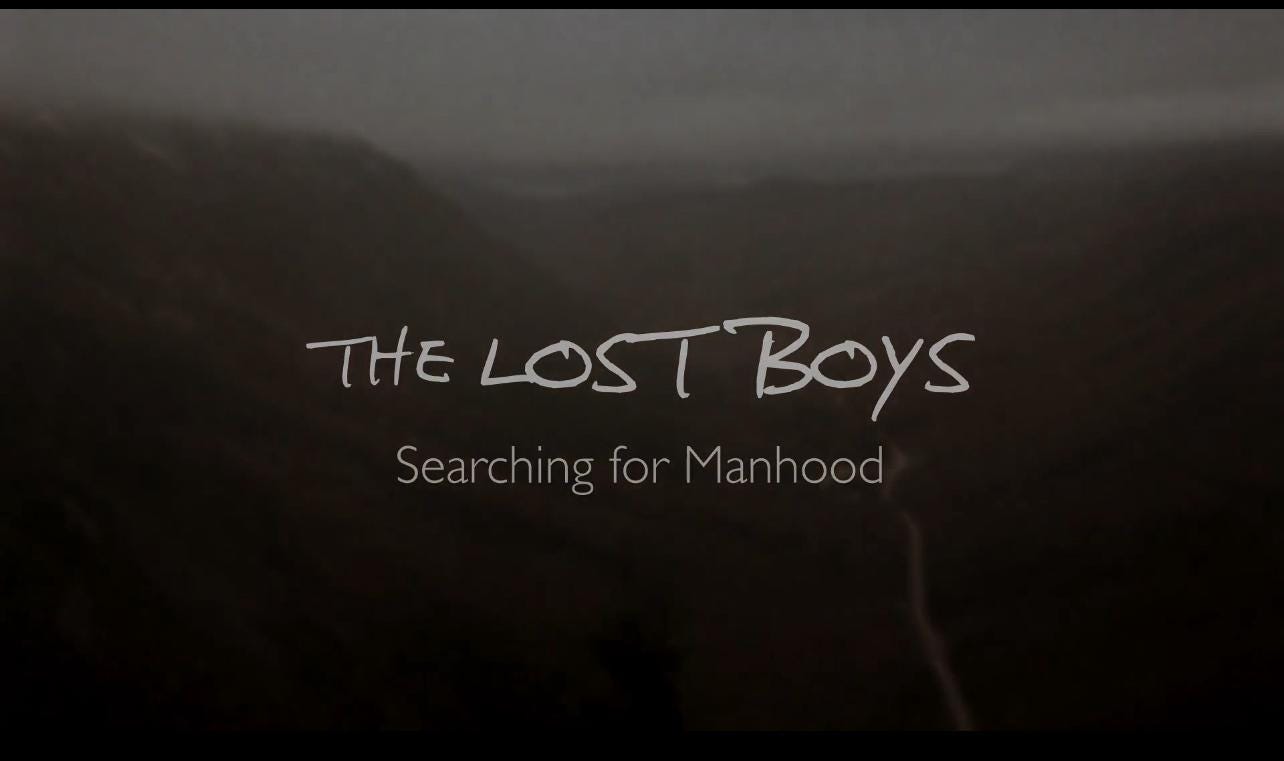 The Lost Boys searching for manhood by Claire Fox
