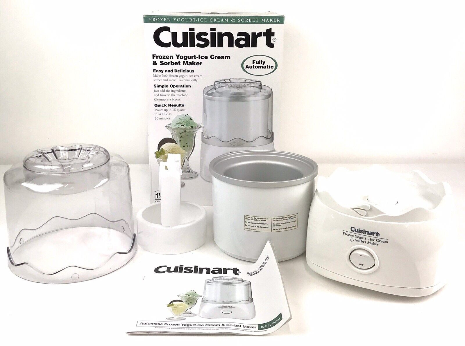 Cuisinart ice clearance cream maker sorbet