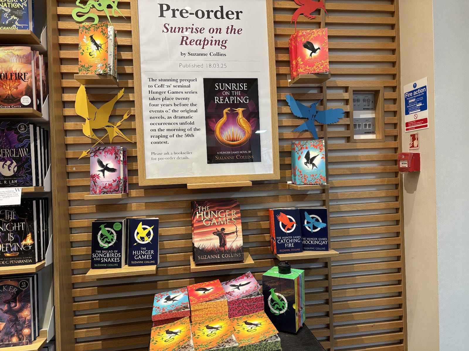 Waterstones sell out their launch party for Sunrise On The Reaping realise