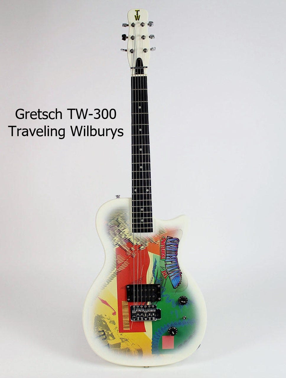 Gretsch traveling wilburys guitar top