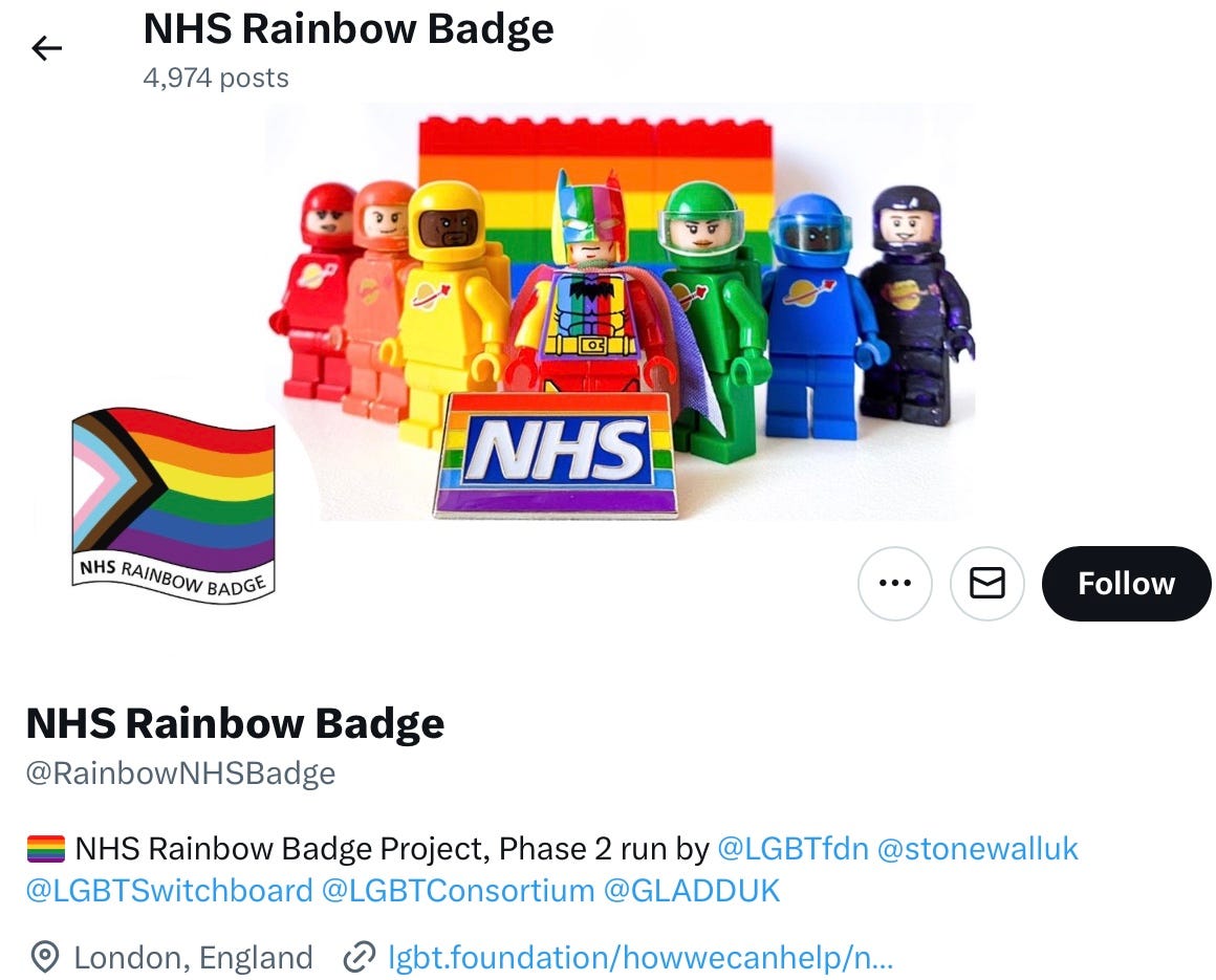 Lego top nhs rainbow
