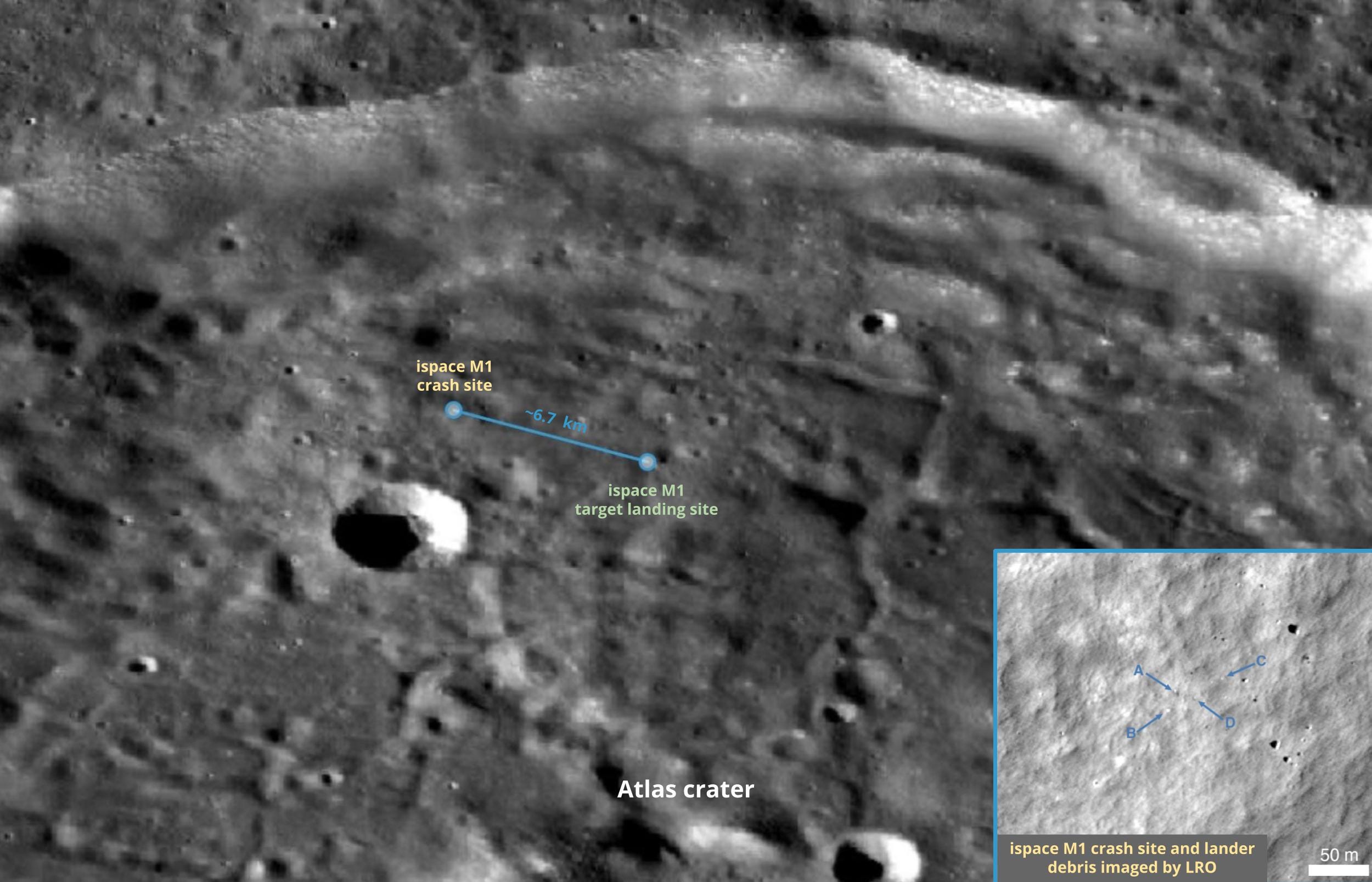 Moon Monday #129: ispace lander’s crash site and cause, mission updates, and more