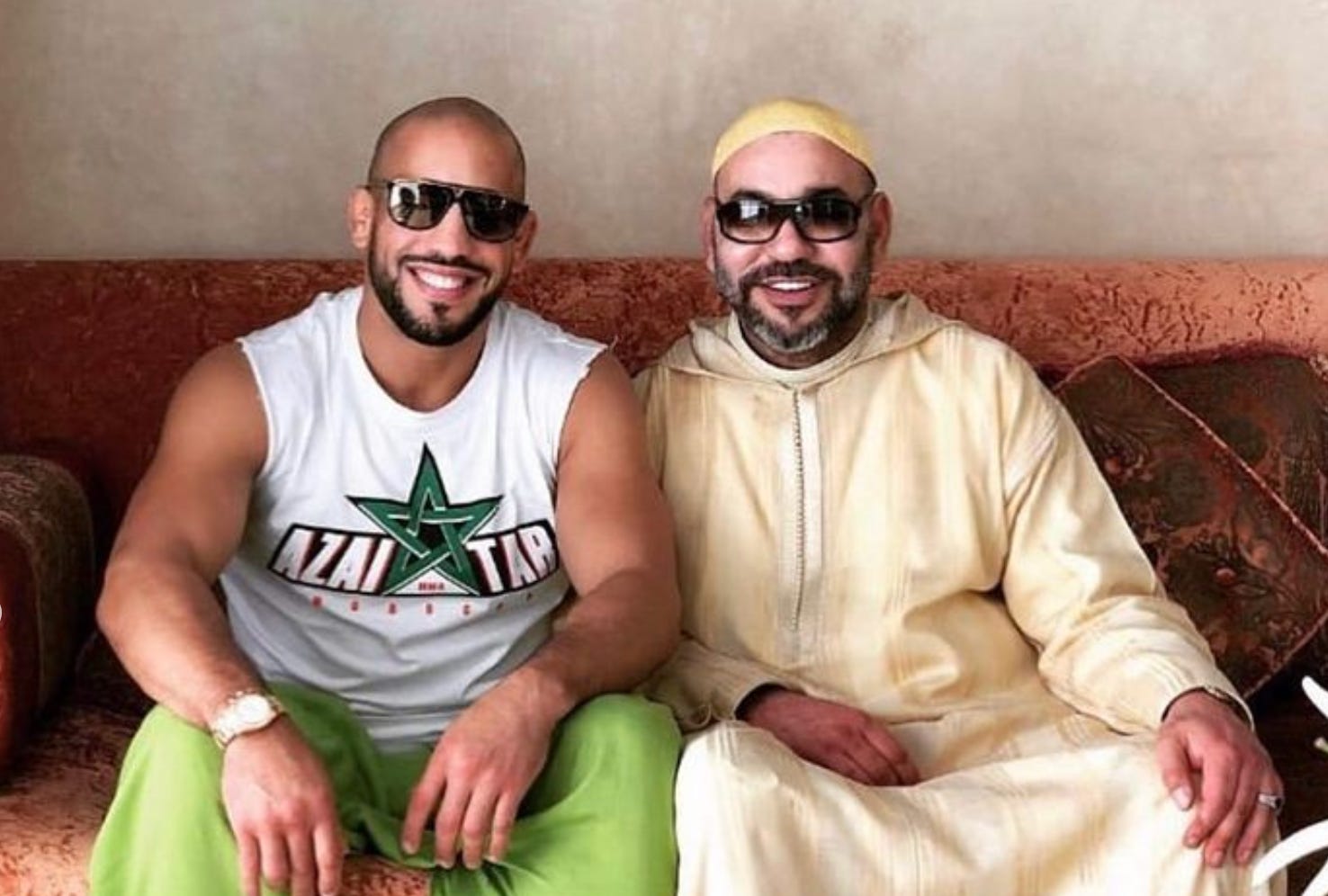 The Earthquake, Morocco's King and the MMA fighters