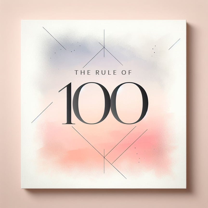 The rule of 100 by arkim the snippets