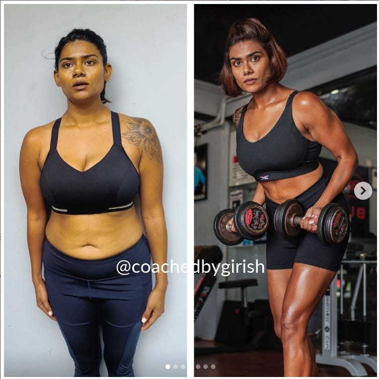 Post Transformation Life Changing 8 Month Transformation - by Ishita Singh