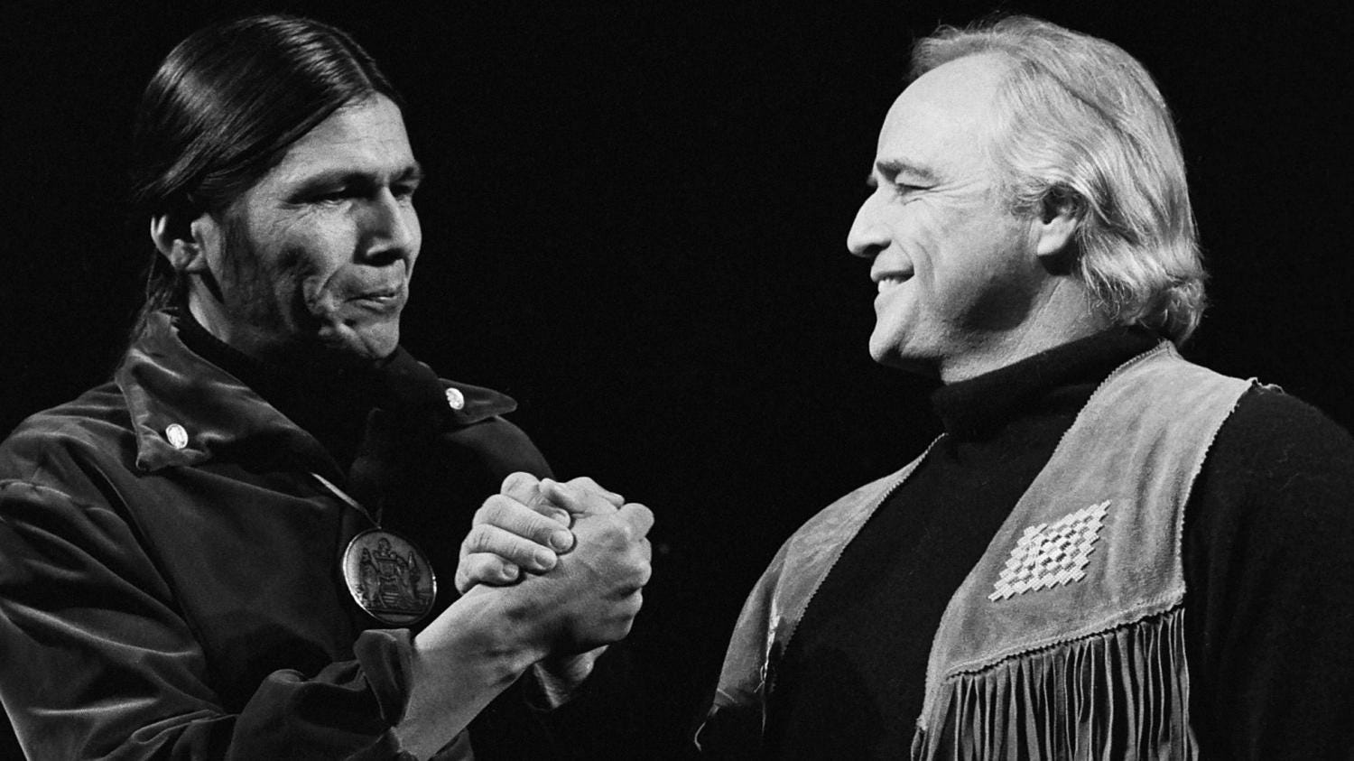 SCOUTING YESTERDAY Marlon Brando refuses Oscar amid Wounded Knee support