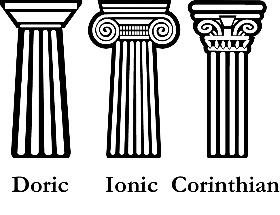 Doric Corinthian Ionic
