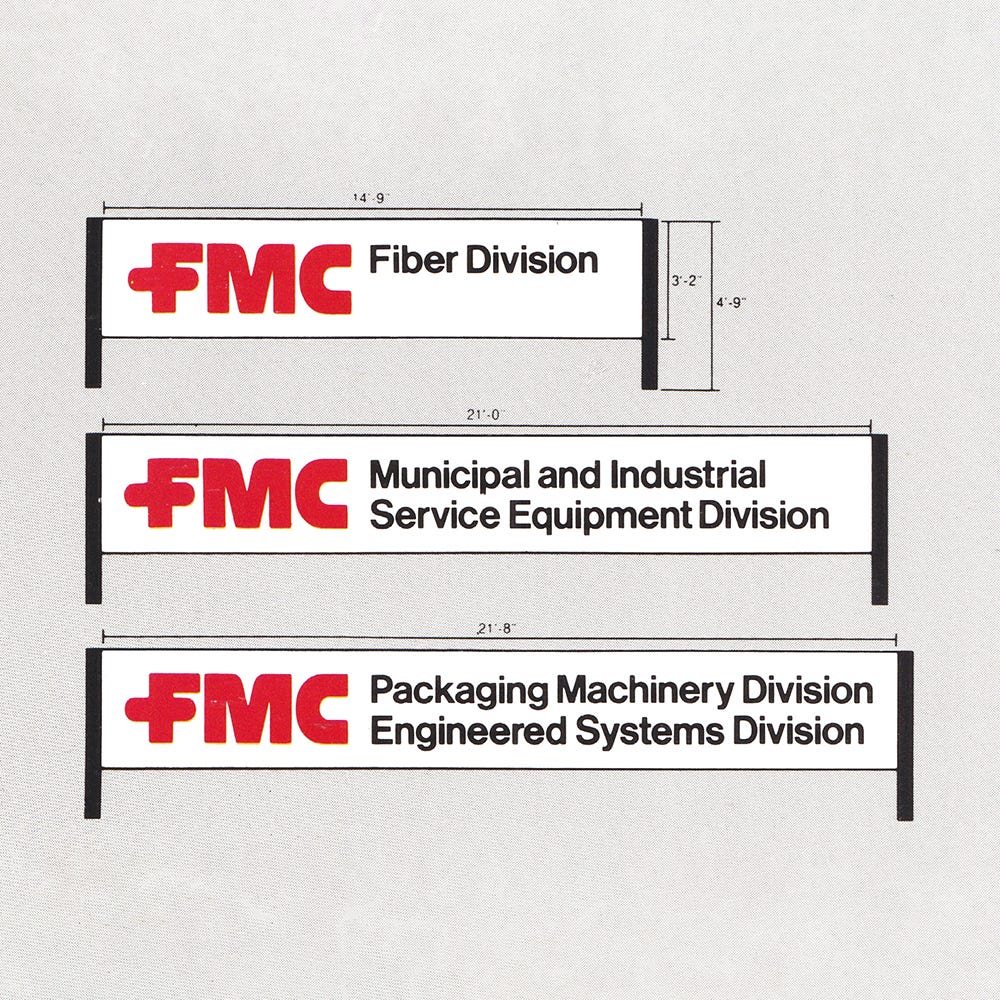 FMC by Lippincott & Margulies, 1972 – Logo Histories