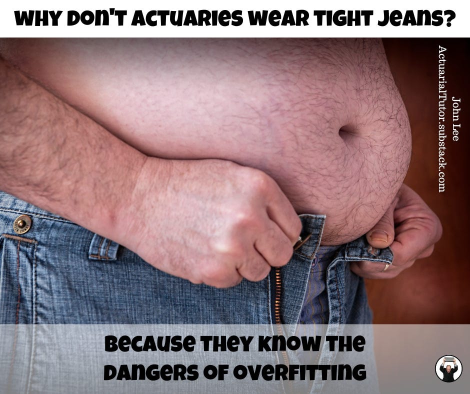 Why don't actuaries wear tight jeans?