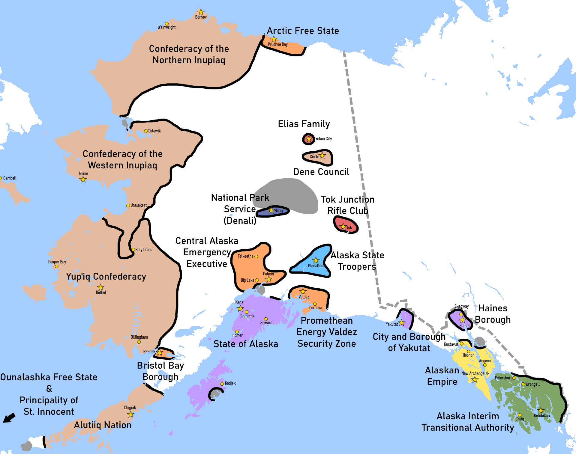 The Fallen Continent: Alaska - Writings by Wolliver